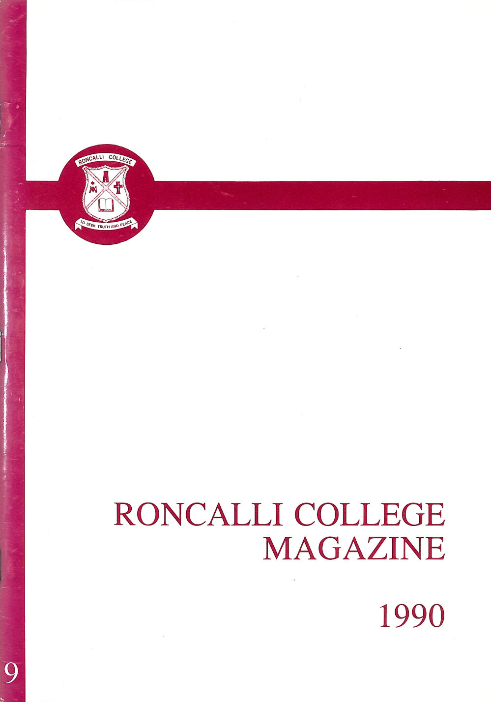 Roncalli College magazine 1990