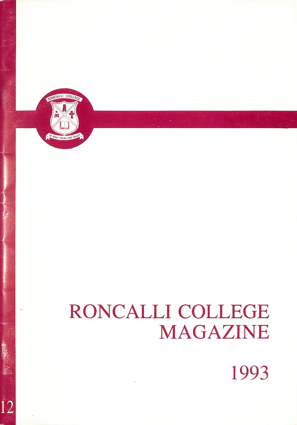 Roncalli College magazine 1993