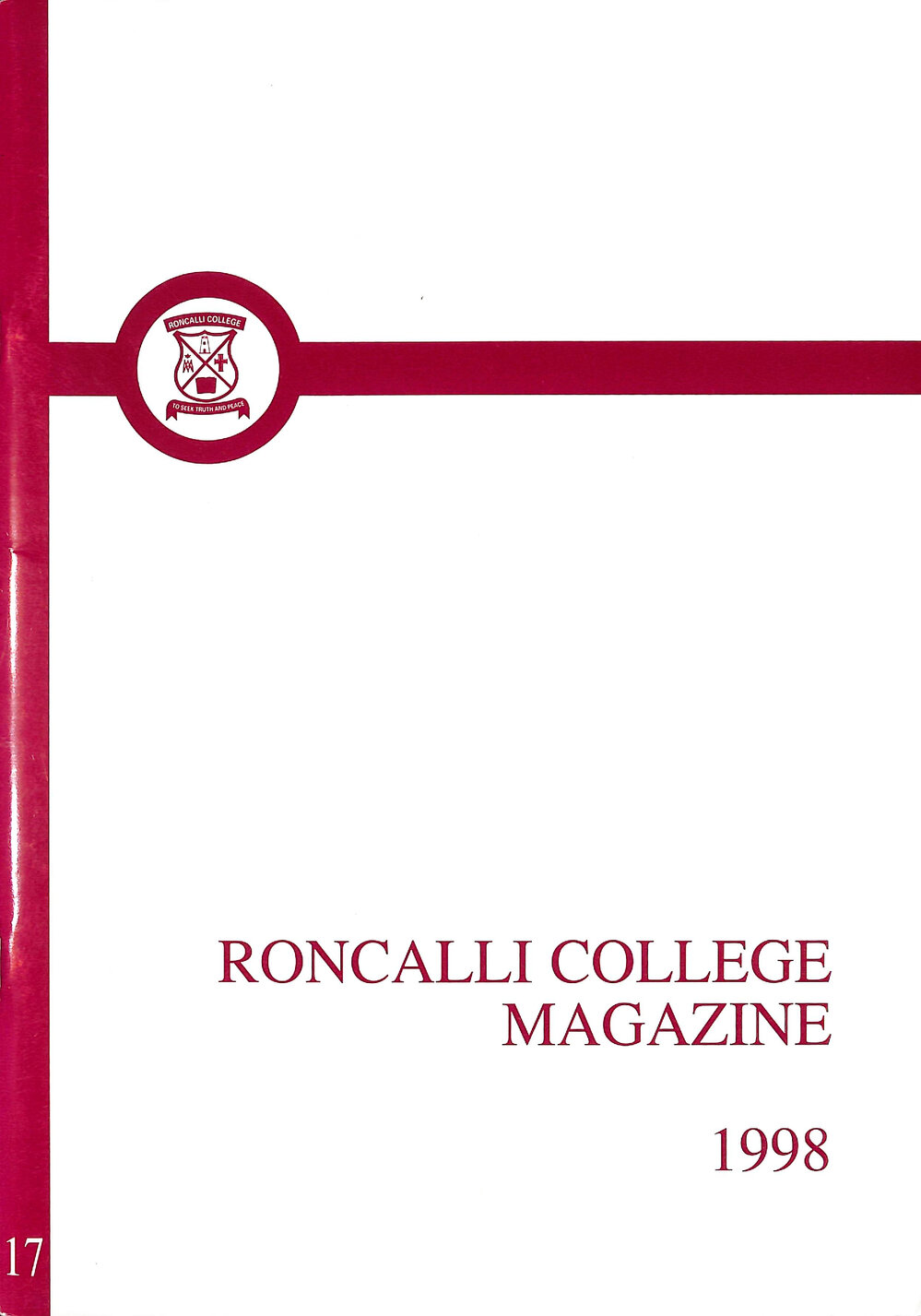 Roncalli College magazine 1998
