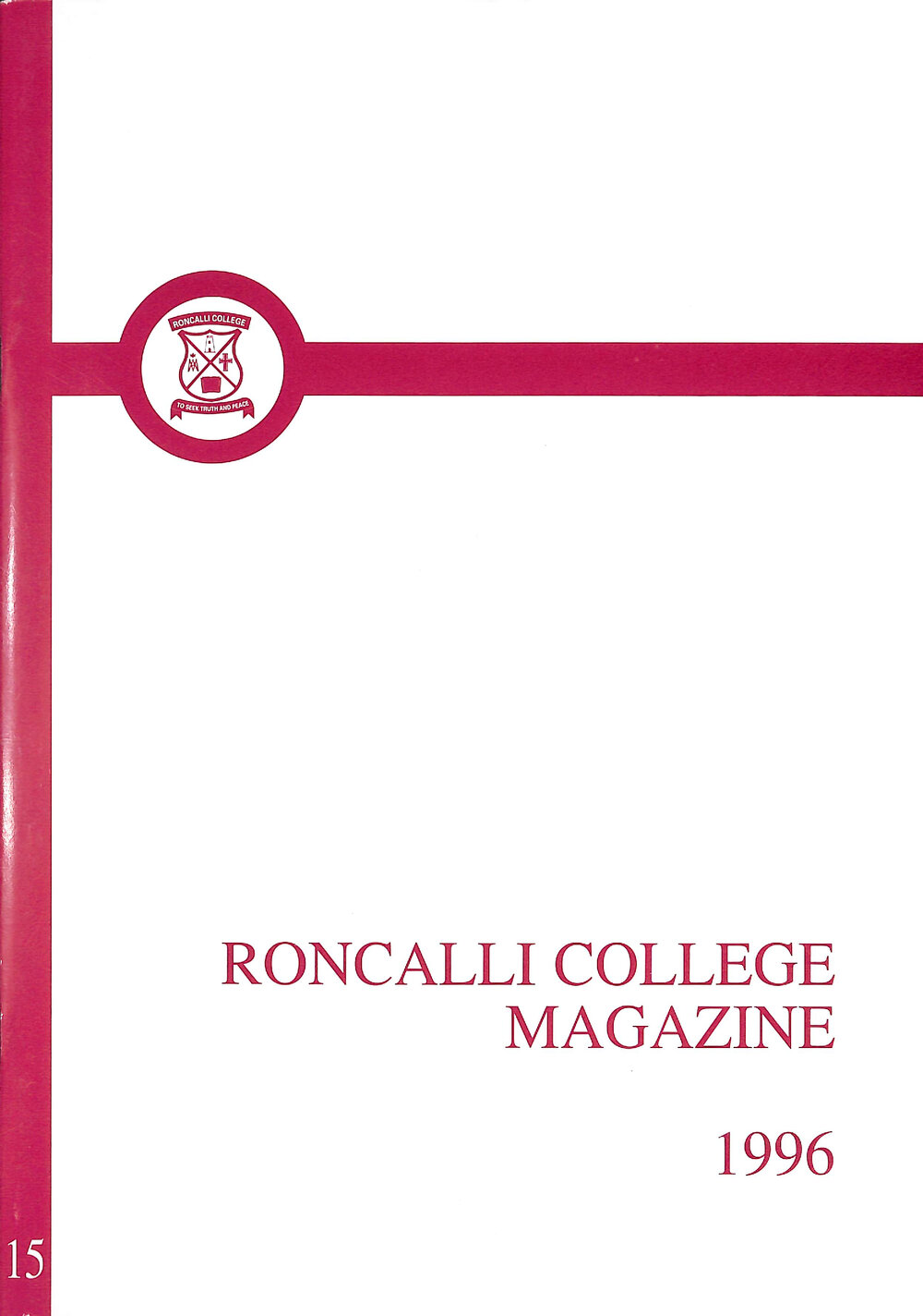 Roncalli College magazine 1996