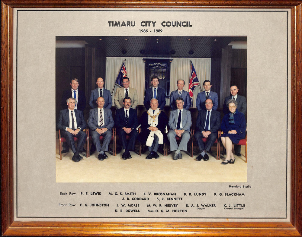 Timaru City Council 1986-1989