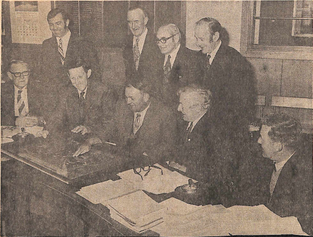 Amalgamation next month: Geraldine County Council meets for the last time