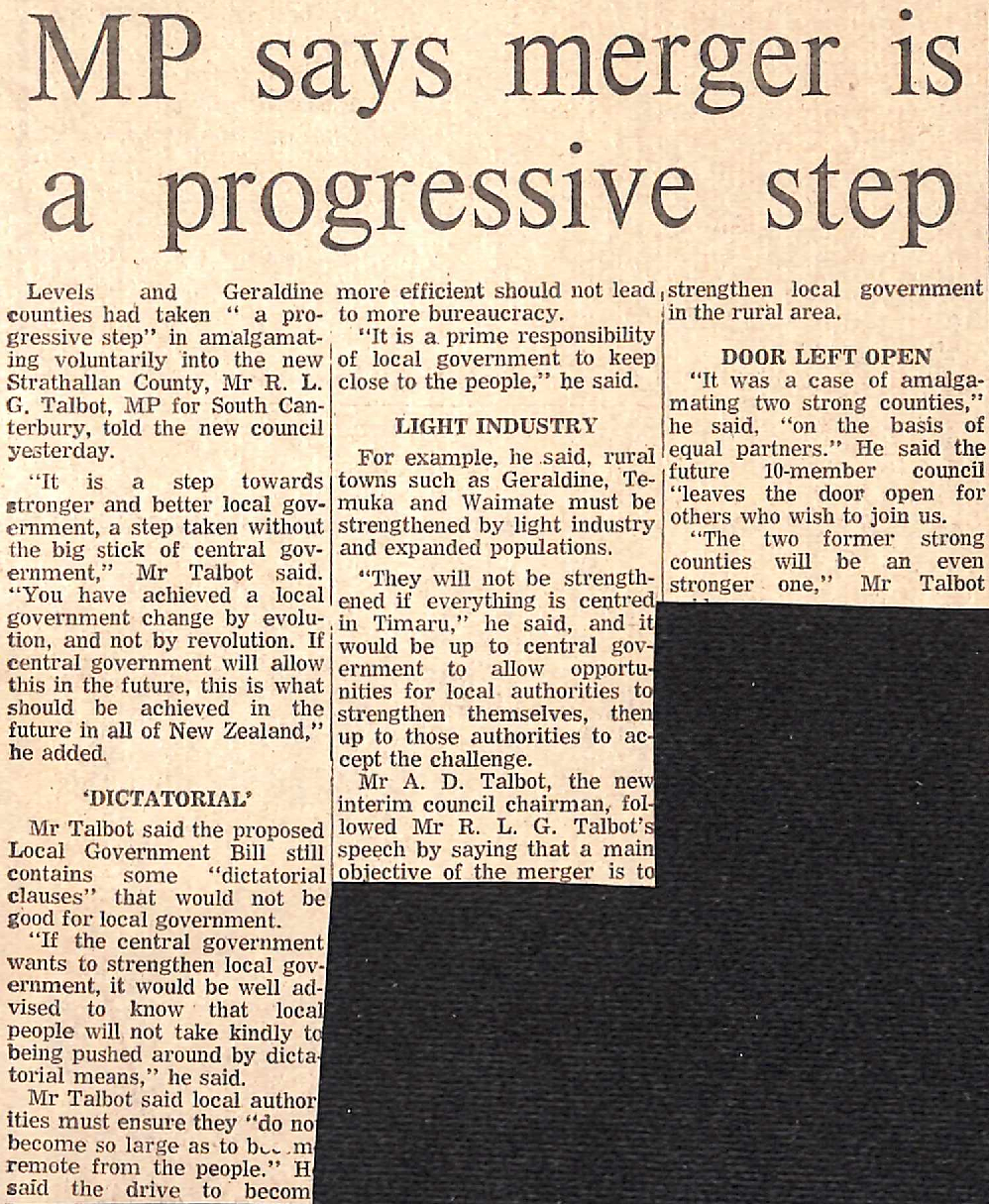 MP says merger is a progressive step