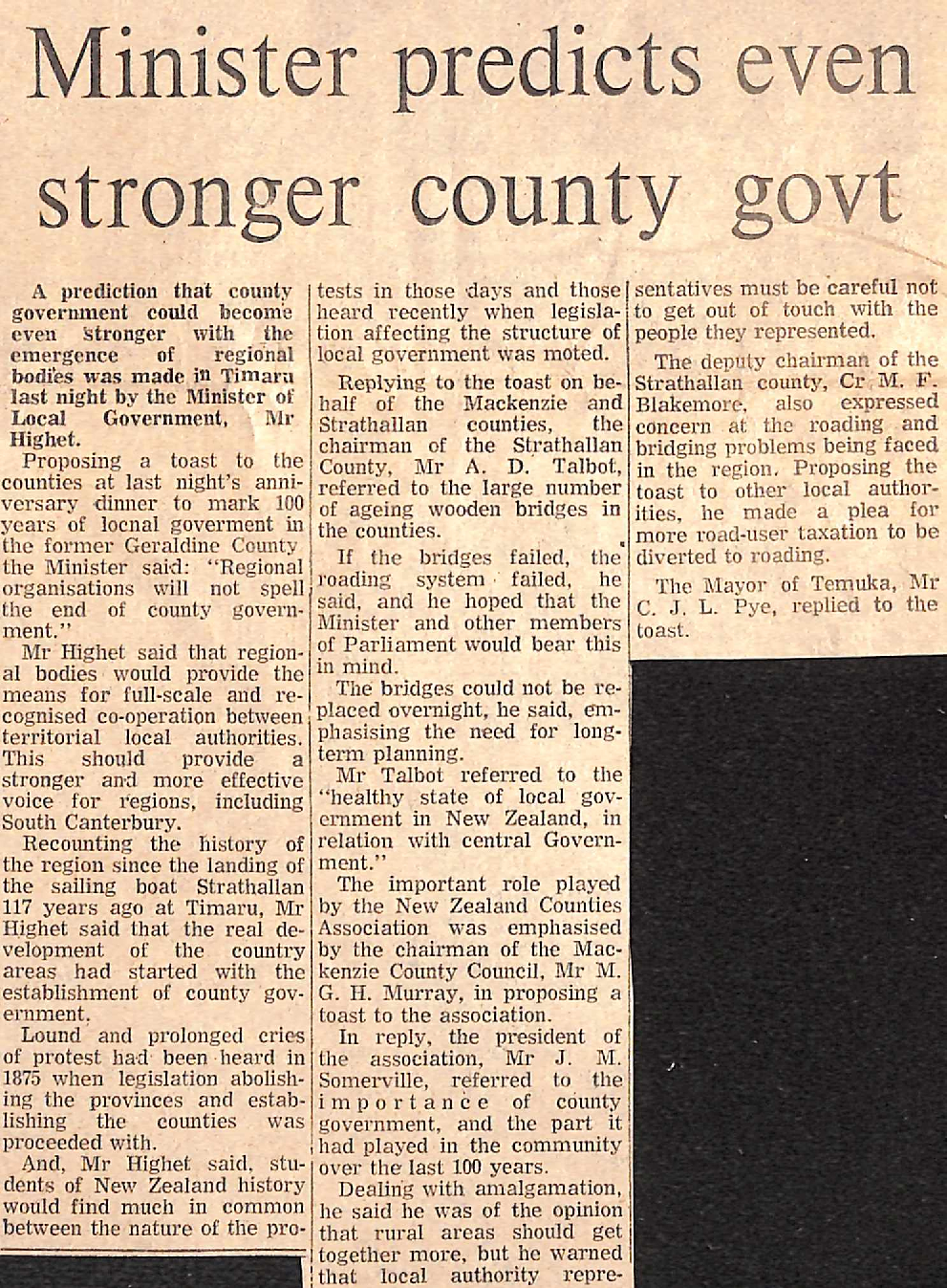 Minister predicts even stronger county govt