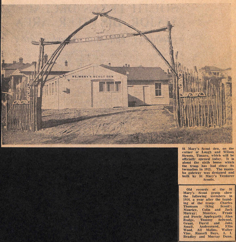 St Mary's Scout Troop Has Long History