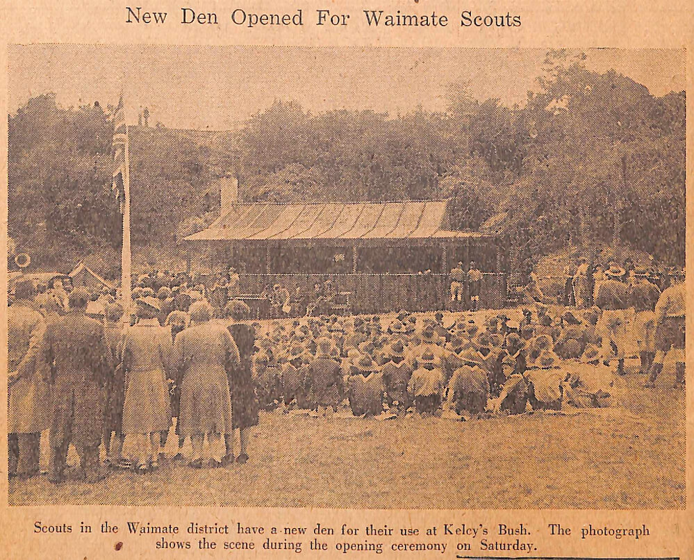 New Den Opened For Waimate Scouts
