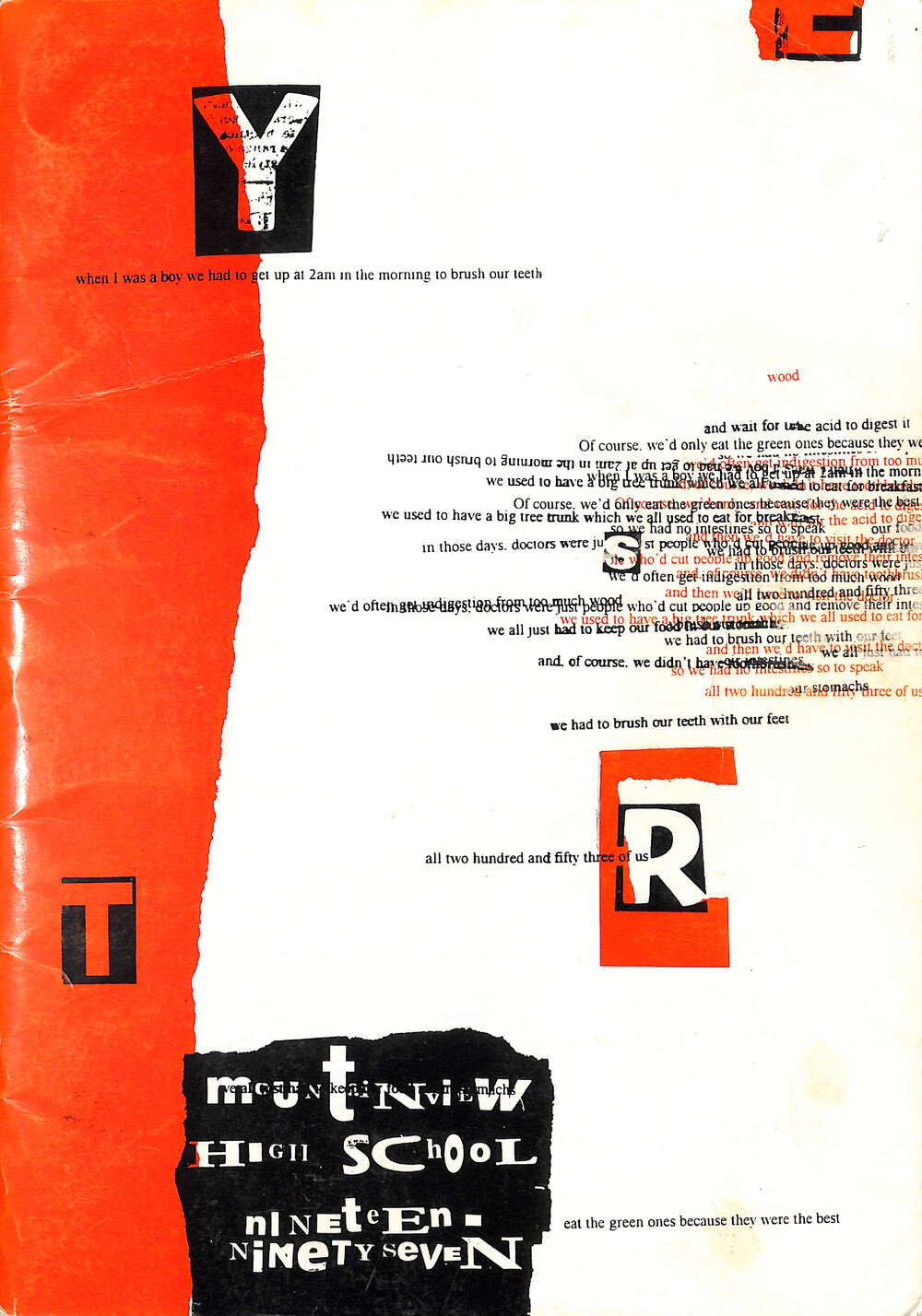 Mountainview High School magazine 1997