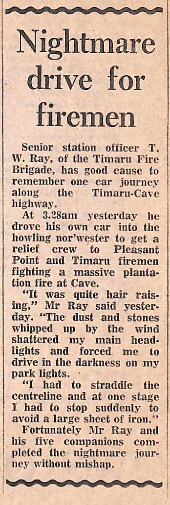 Nightmare drive for firemen