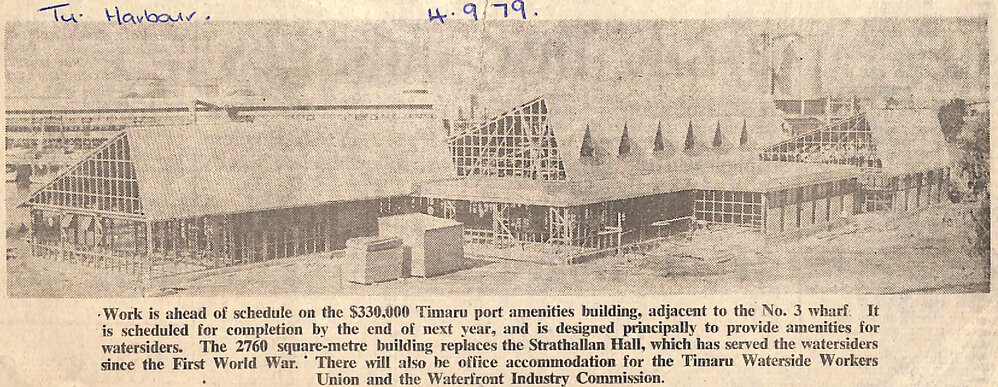 Work ahead of schedule on Timaru Port amenities building