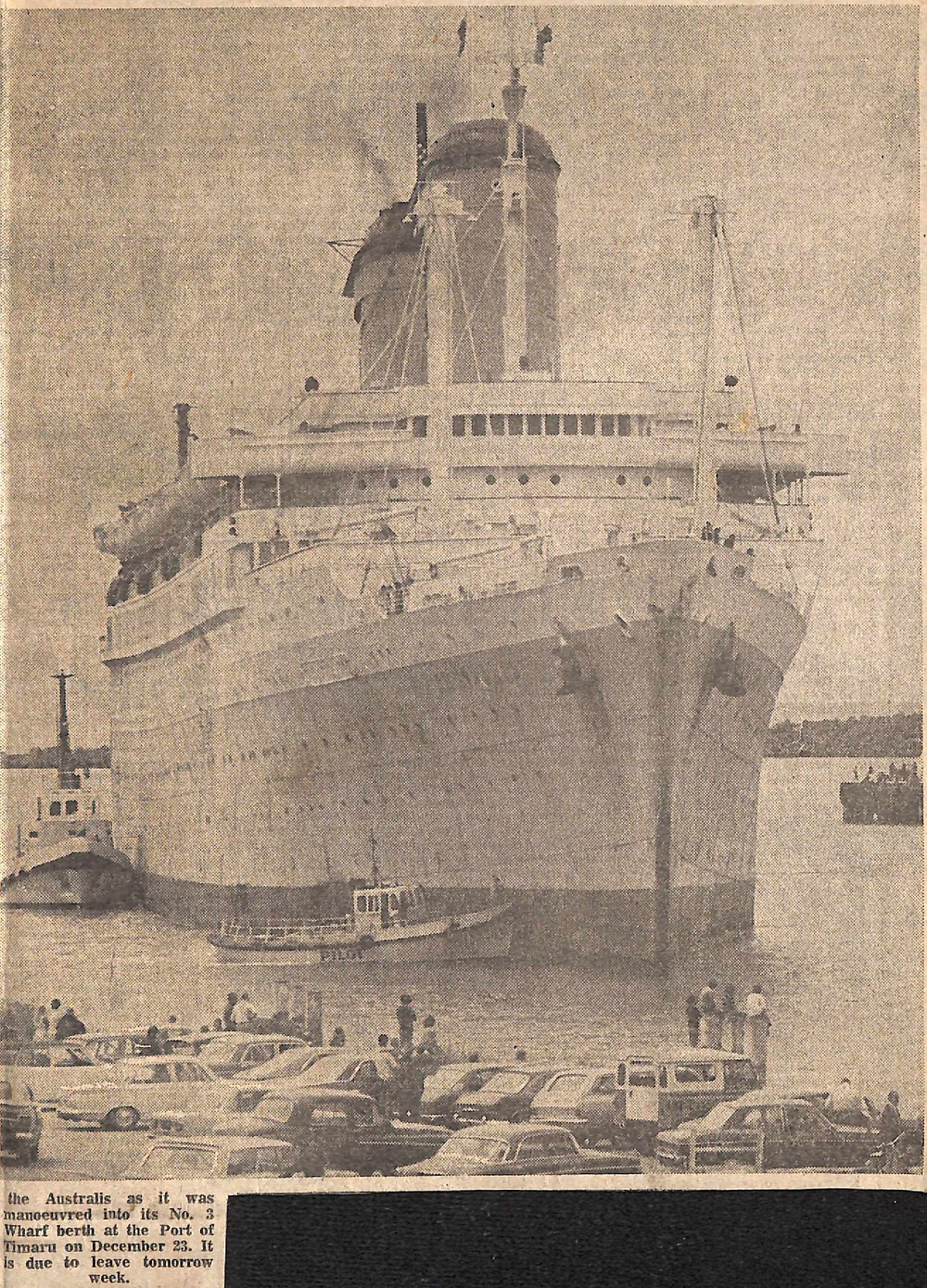 Cruise ship sold: Australis to end four-month lay-up at Timaru