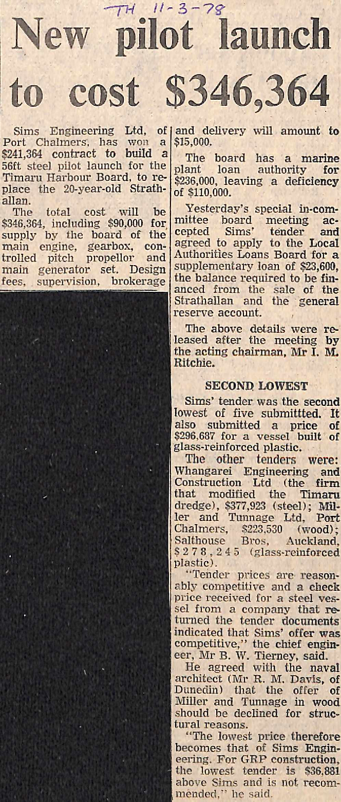 New pilot launch to cost $346,364