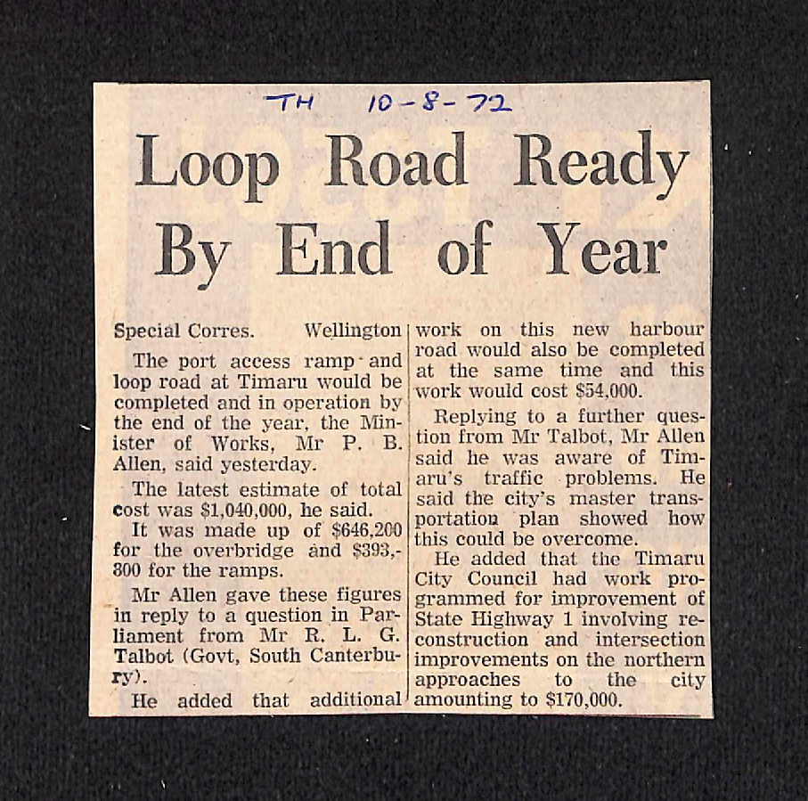 Loop Road Ready By End of Year