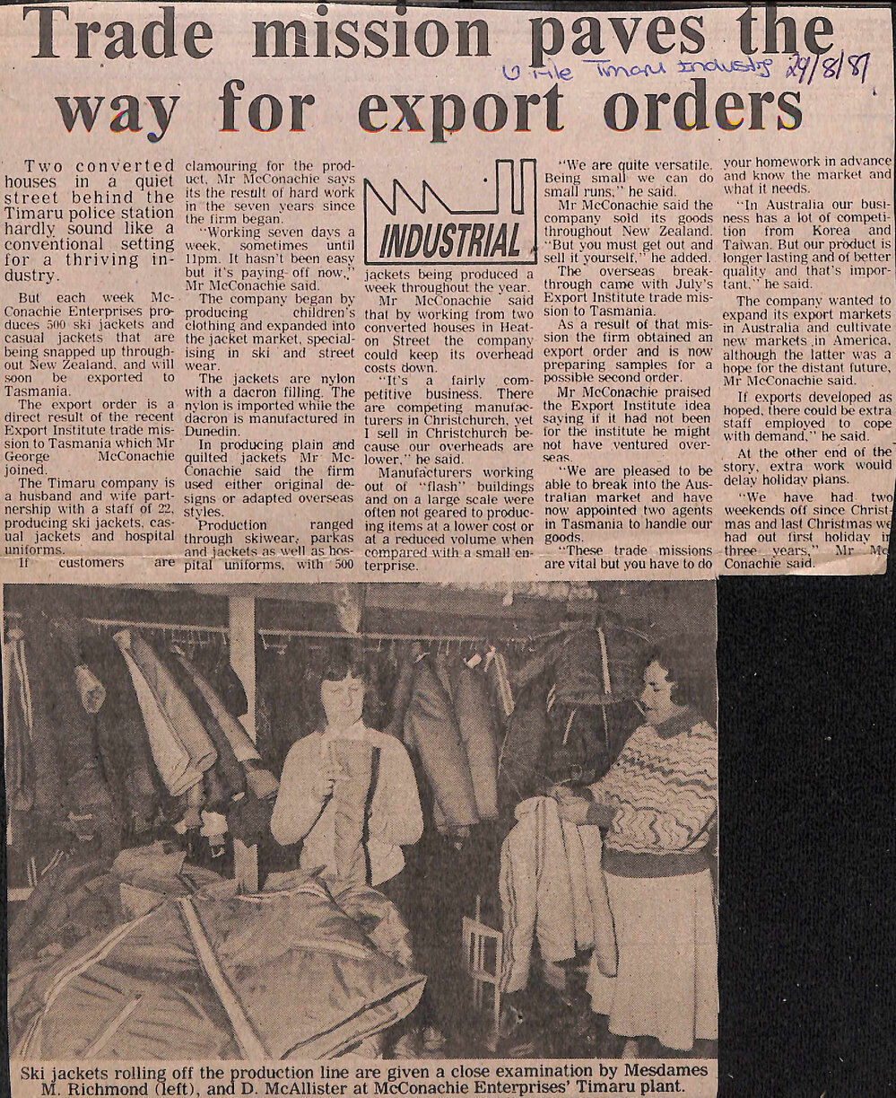 Trade mission paves the way for export orders