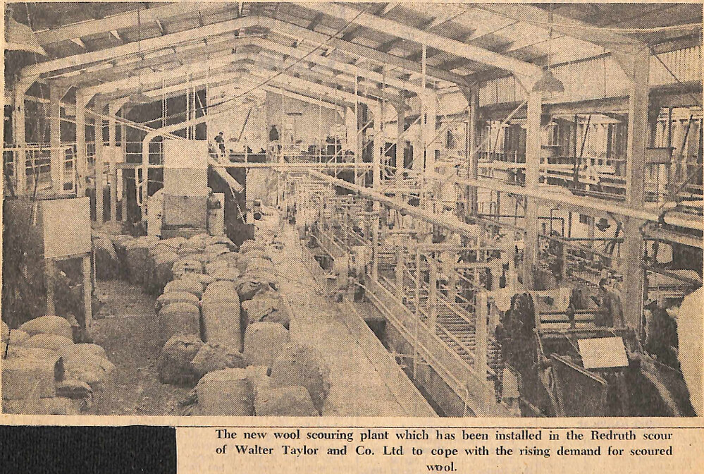 New Redruth Scour Plant To Meet Rising Production