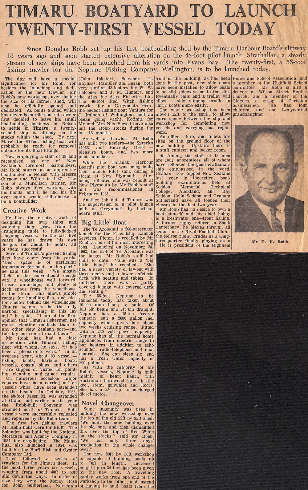 Timaru Boatyard to Launch Twenty-First Vessel Today