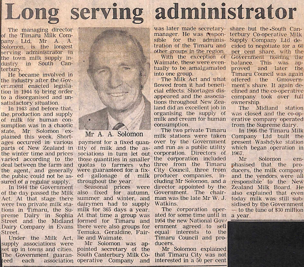 Long serving administrator