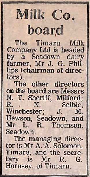 Milk Co Board