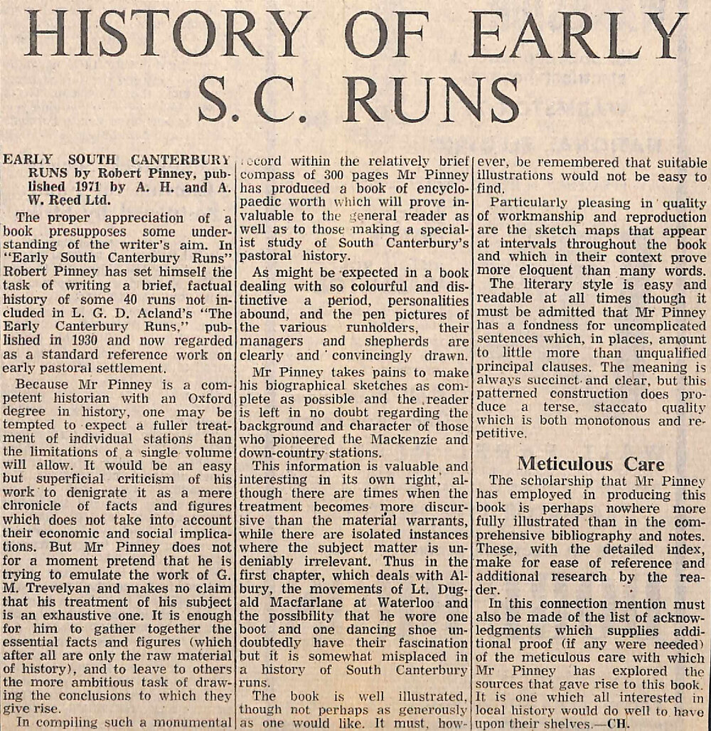 History of early SC runs