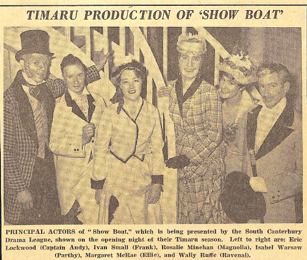 Timaru Production of 'Show Boat'