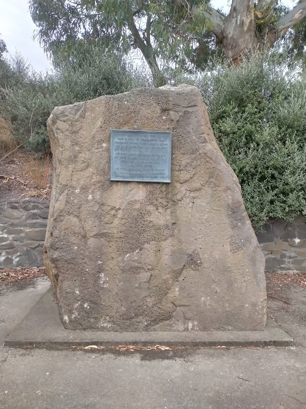 Timaru Harbour Board Centennial Plaque