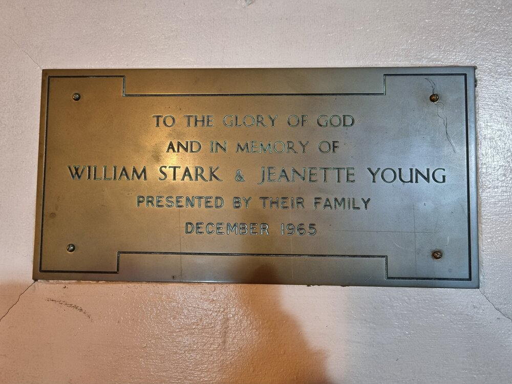Chalmers Church Stark and Young memorial