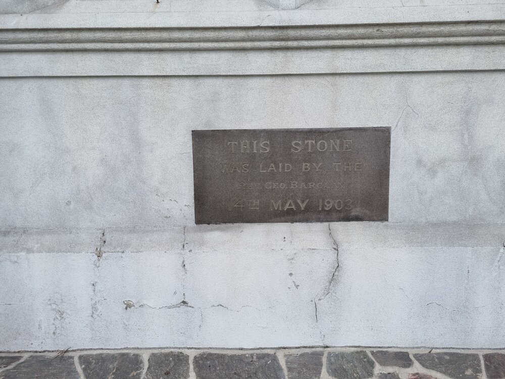 Chalmers Church foundation stone