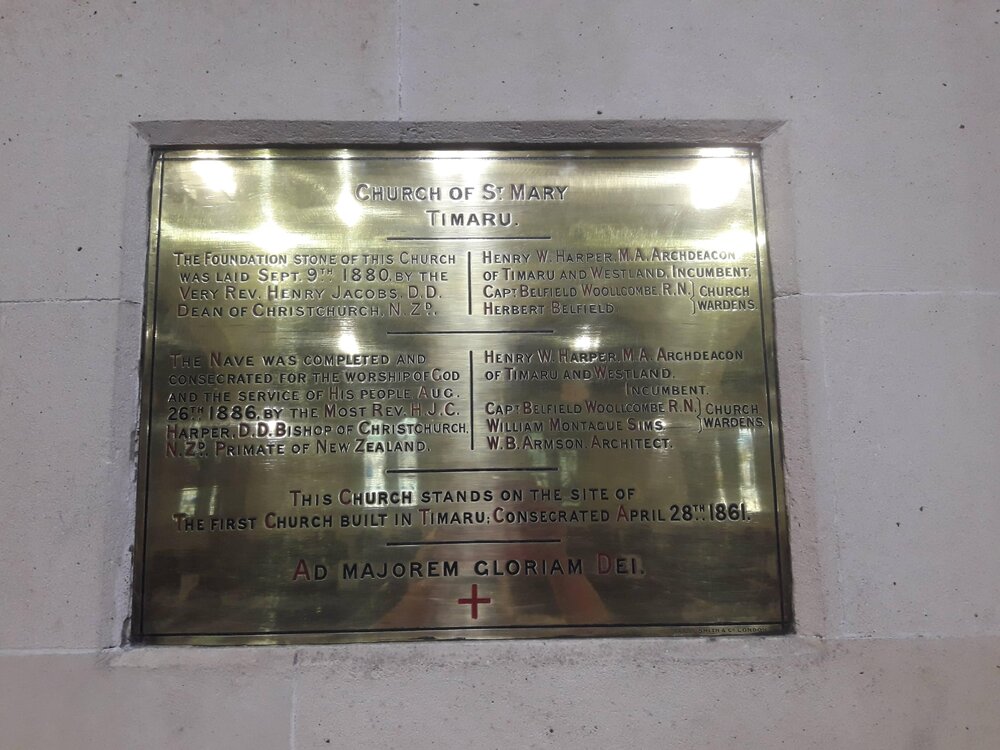 St Mary's Church foundation stone