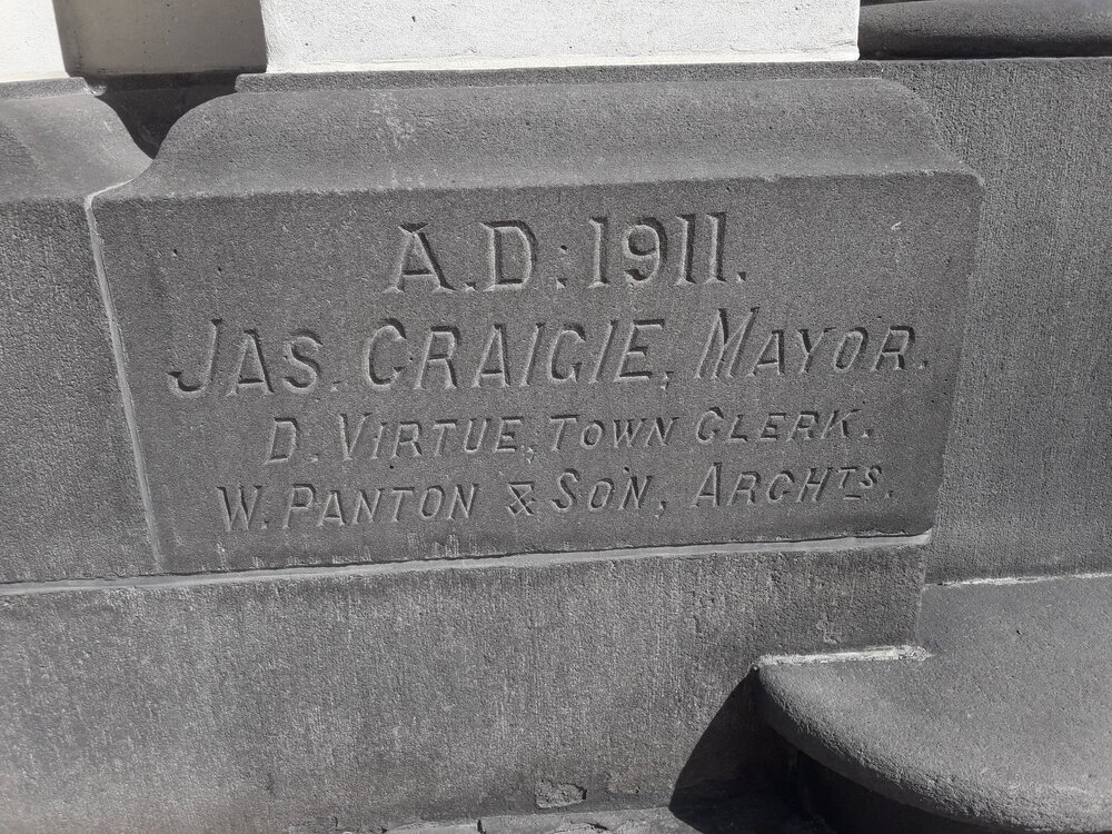 TDC Building foundation stone
