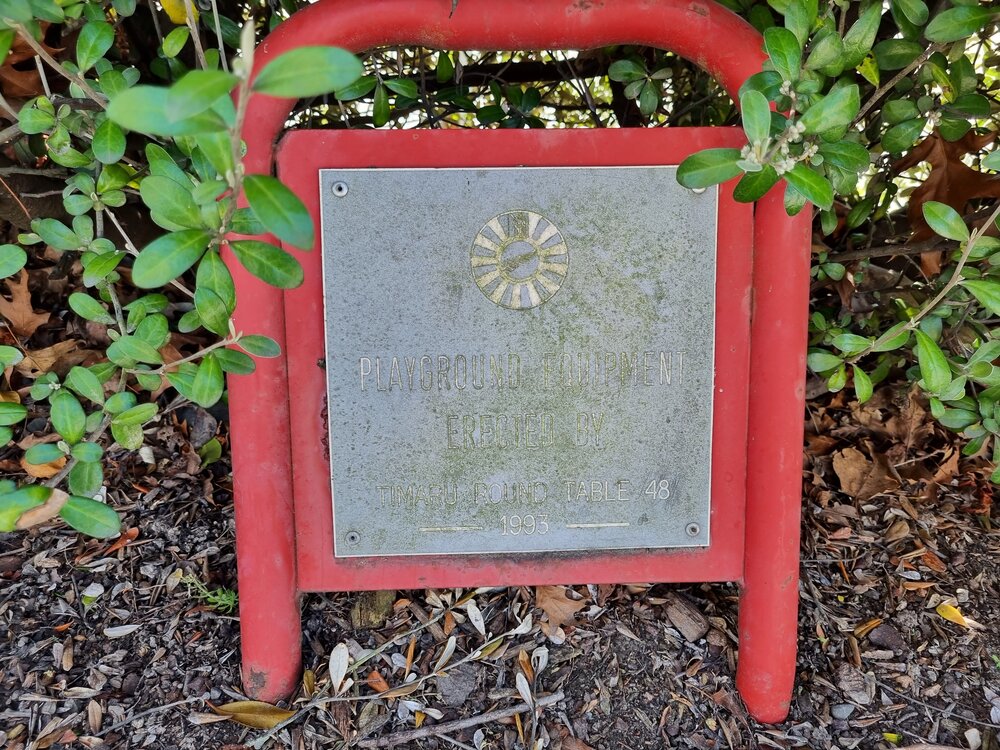West End Park playground sign