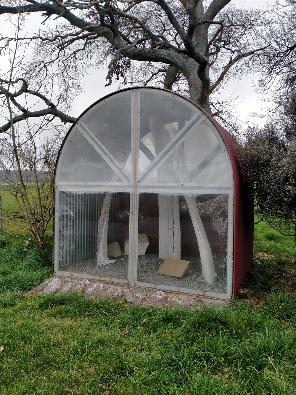 The whale bones at Whalebones Corner