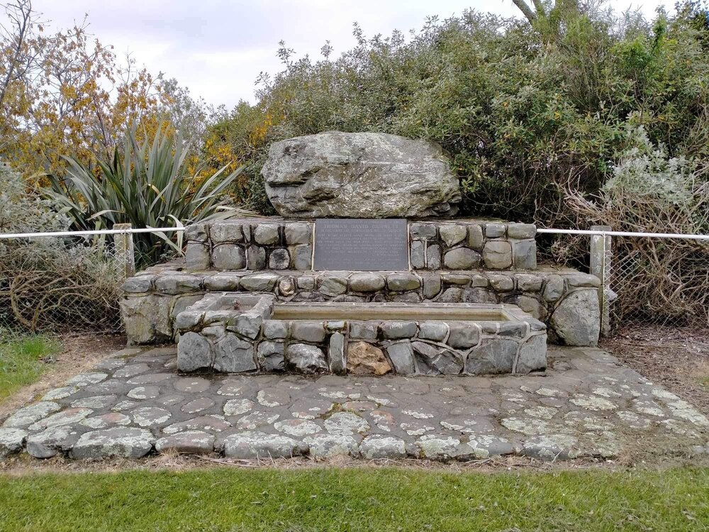 TD Burnett Downlands Memorial at Cave