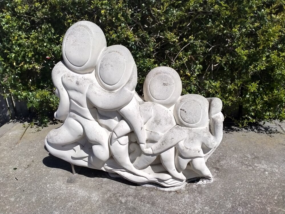 Nathan Finlayson sculpture at Bluestone School