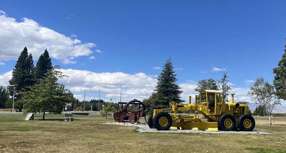 Ministry of Works machines at Twizel