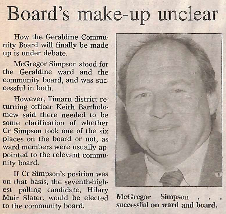 Board's make-up unclear