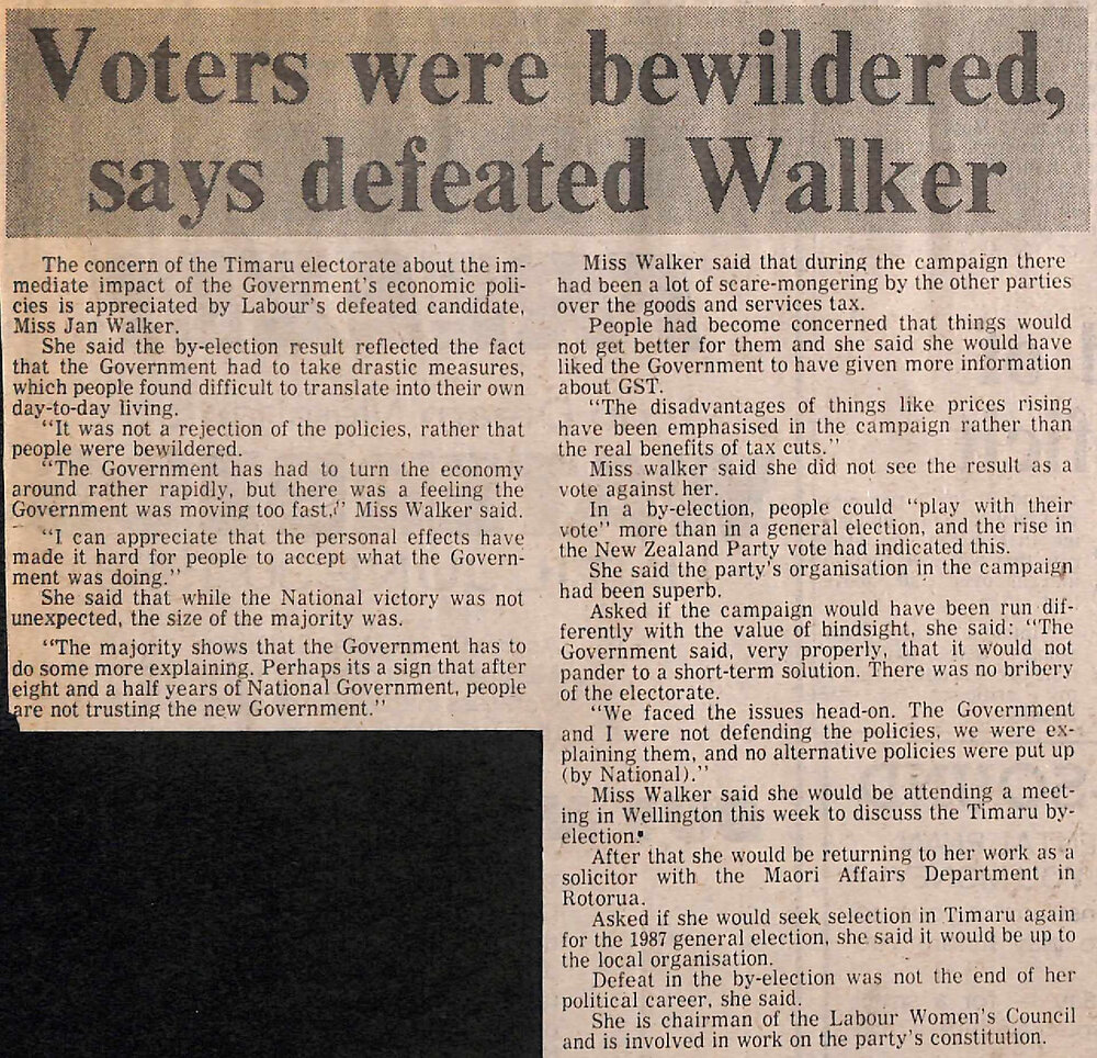 Voters were bewildered, says defeated Walker