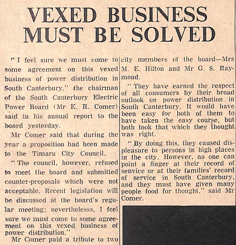 Vexed Business Must Be Solved