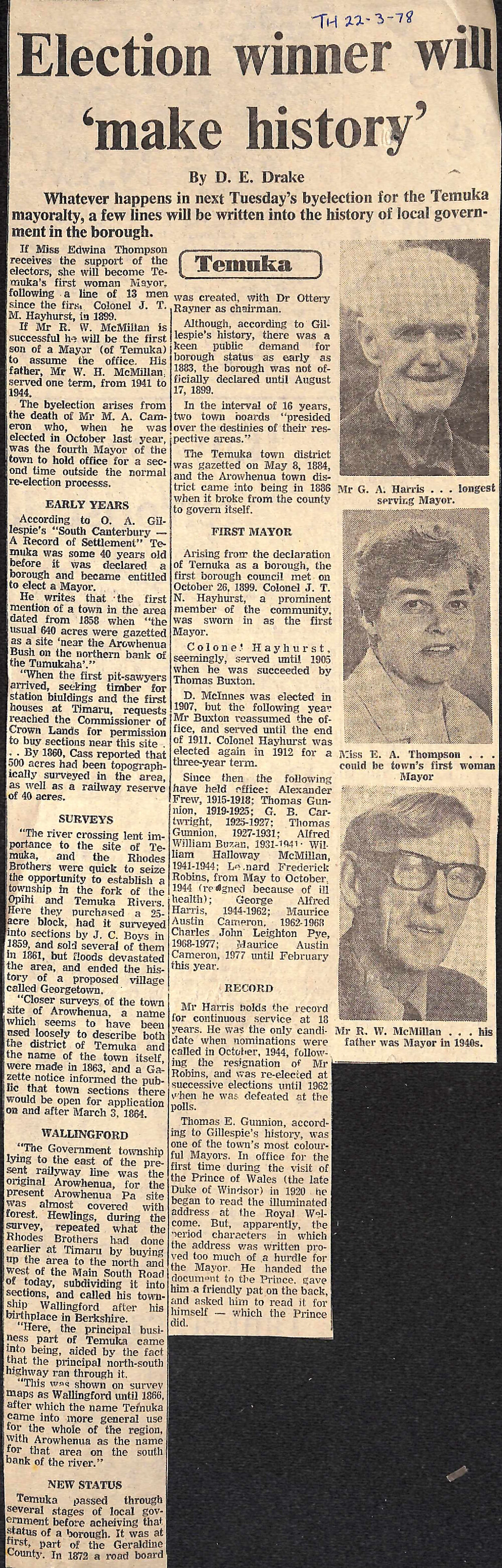 Election winner will 'make history'