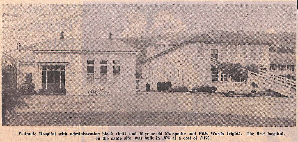 Waimate Hospital Has Unique Local Committee Set-up