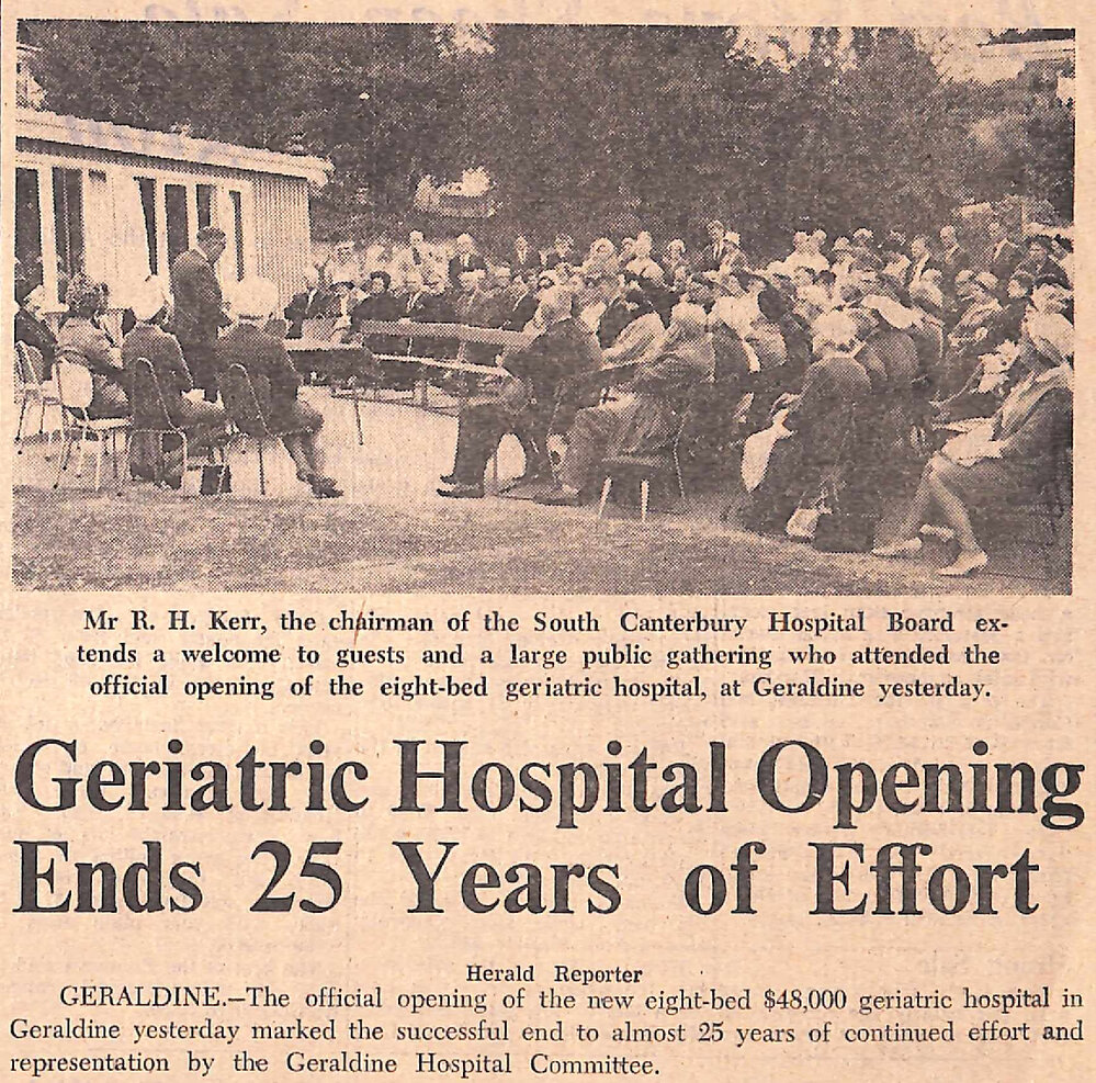 Geriatric Hospital Opening Ends 25 Years of Effort
