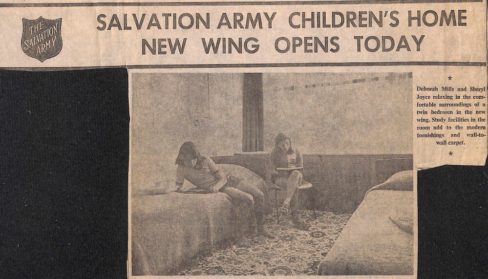 Salvation Army Children's Home New Wing Opens Today