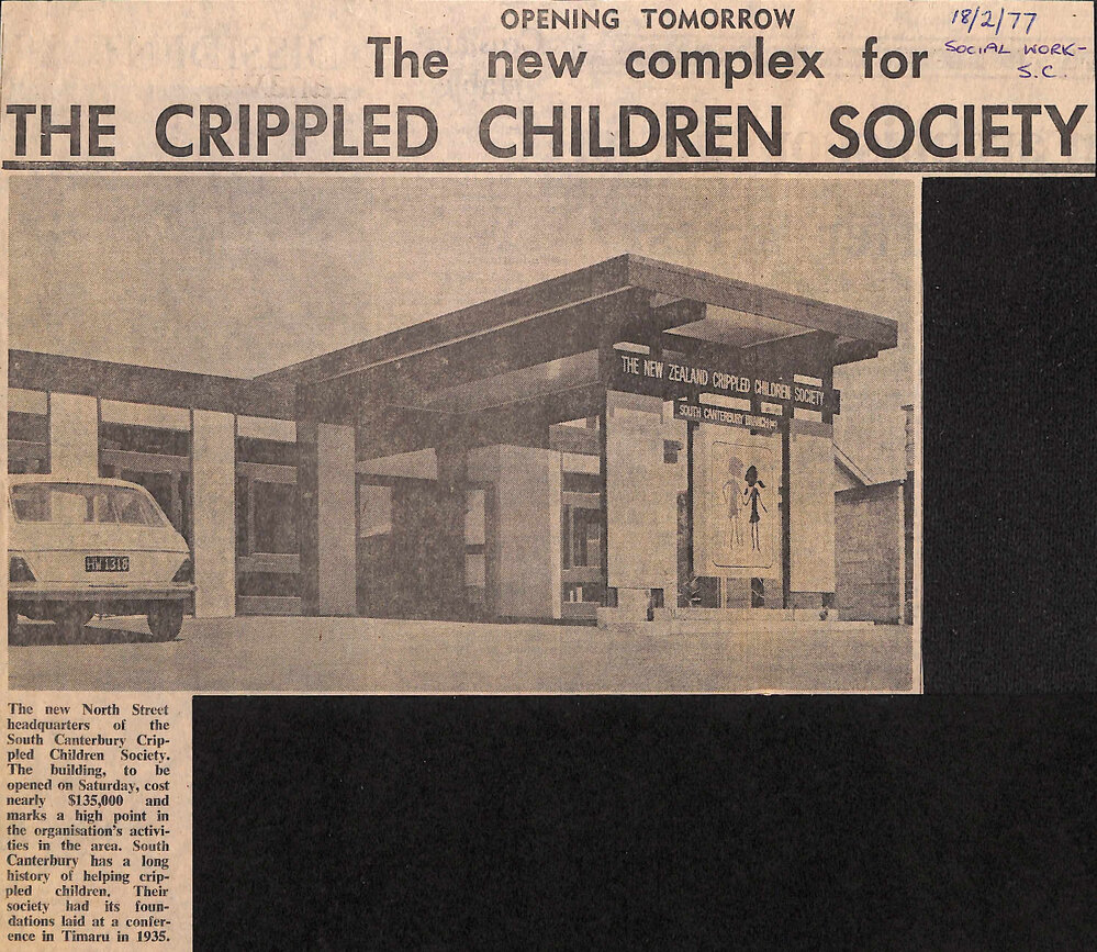 Opening Tomorrow: The new complex for The Crippled Children Society