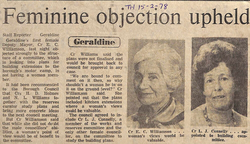 Feminine objection upheld