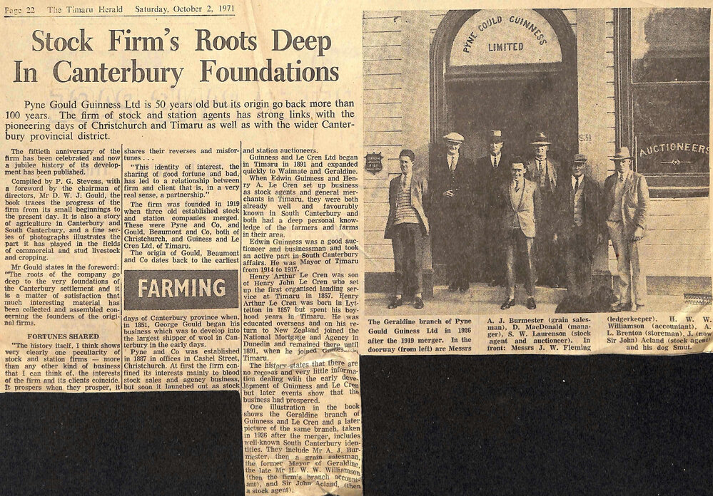 Stock Firm's Roots Deep In Canterbury Foundations
