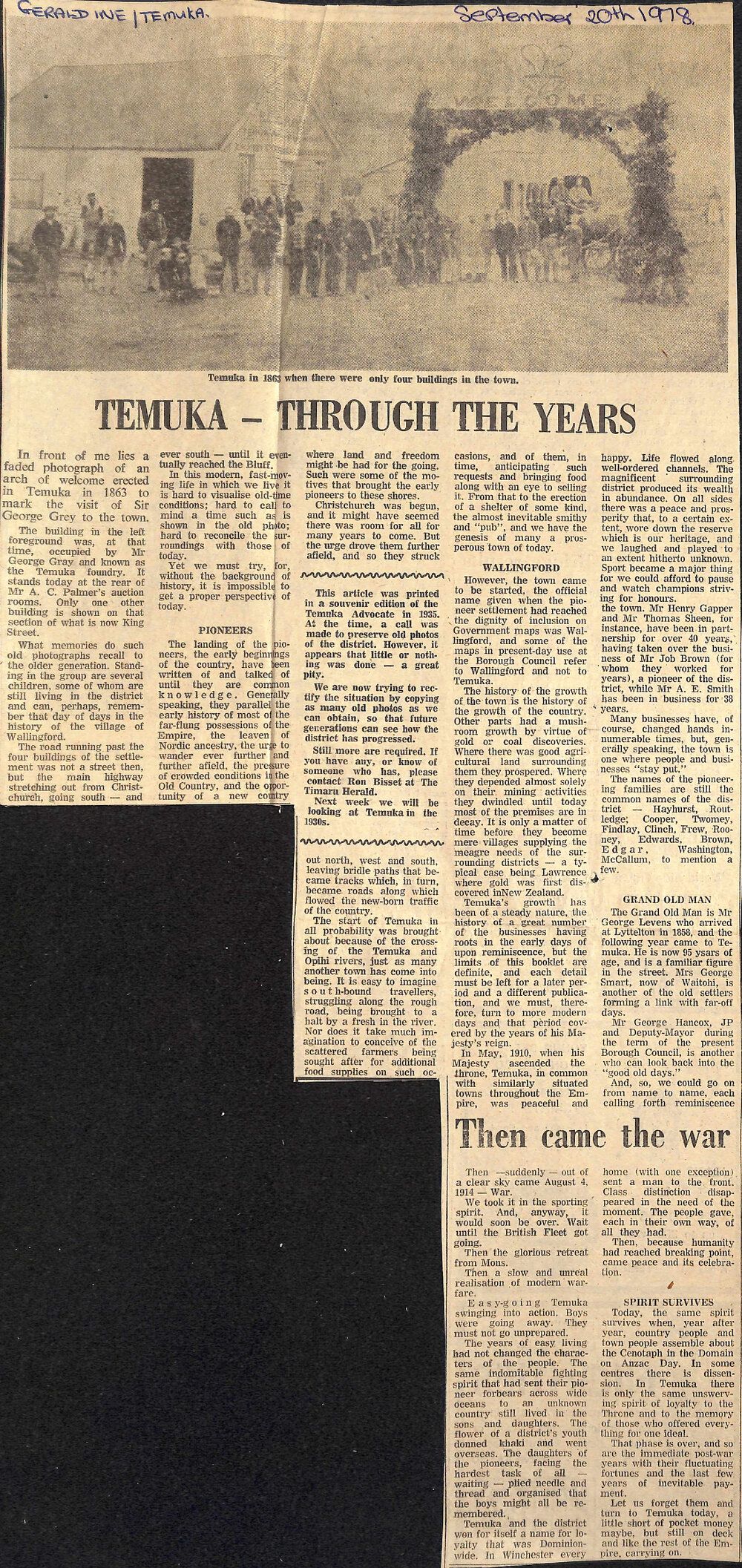 Temuka - Through The Years