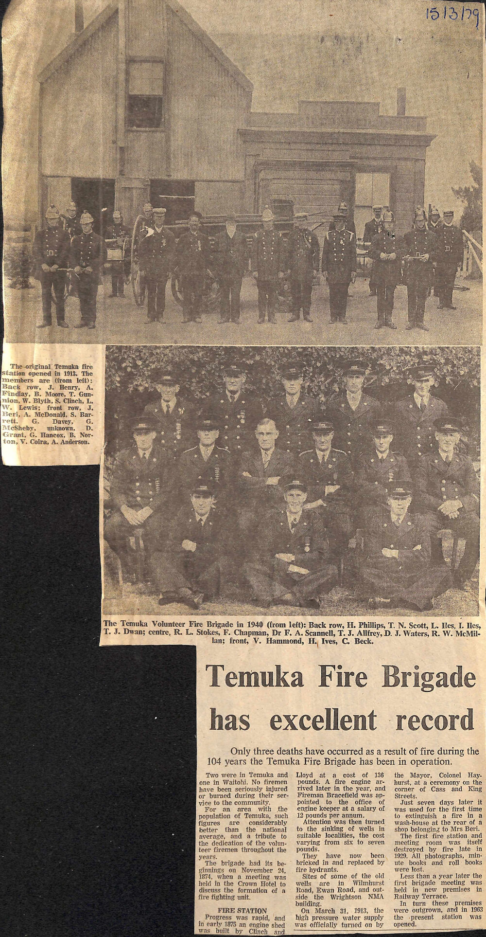 Temuka Fire Brigade has excellent record
