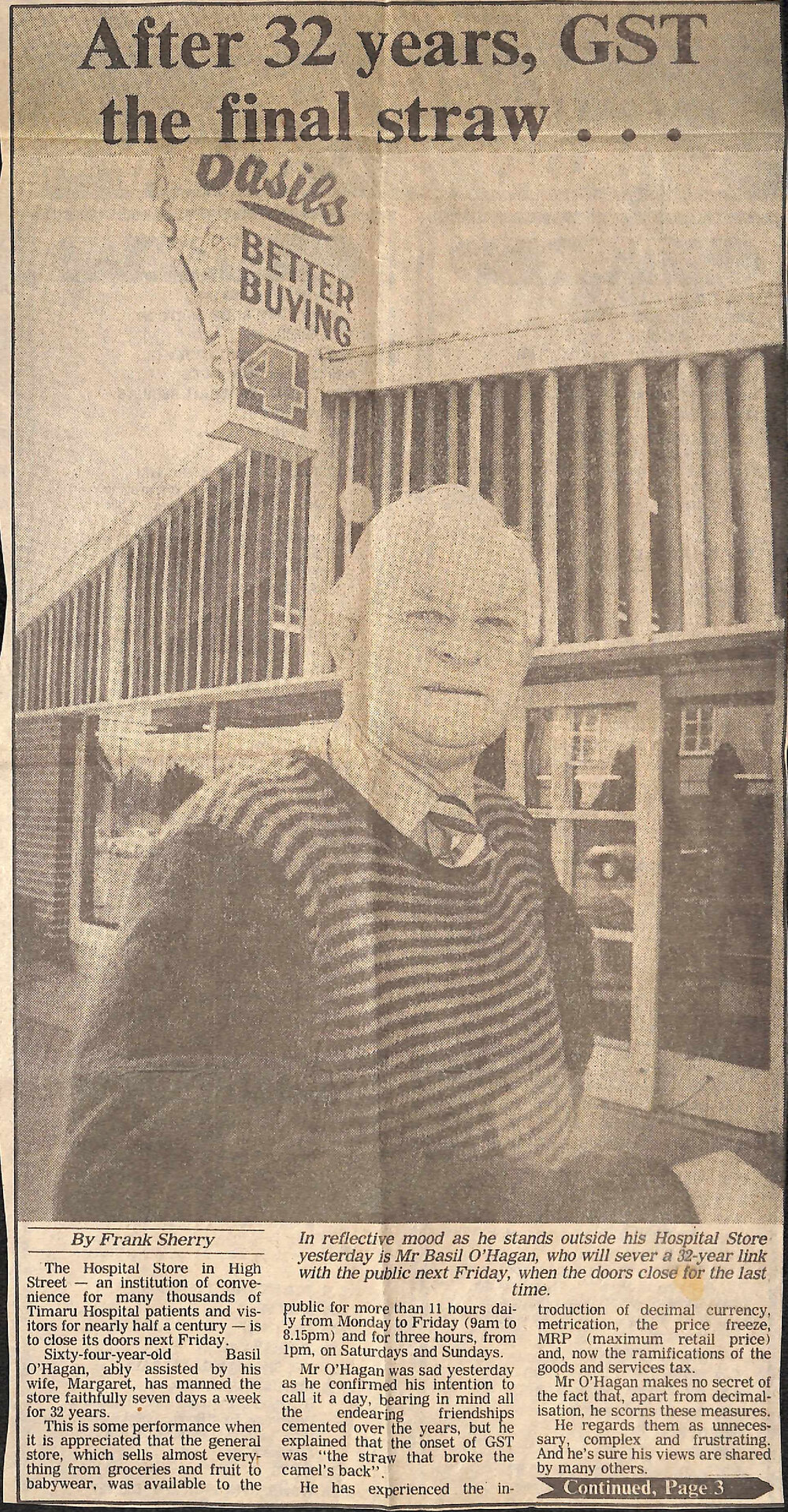 After 32 years, GST the final straw&hellip;