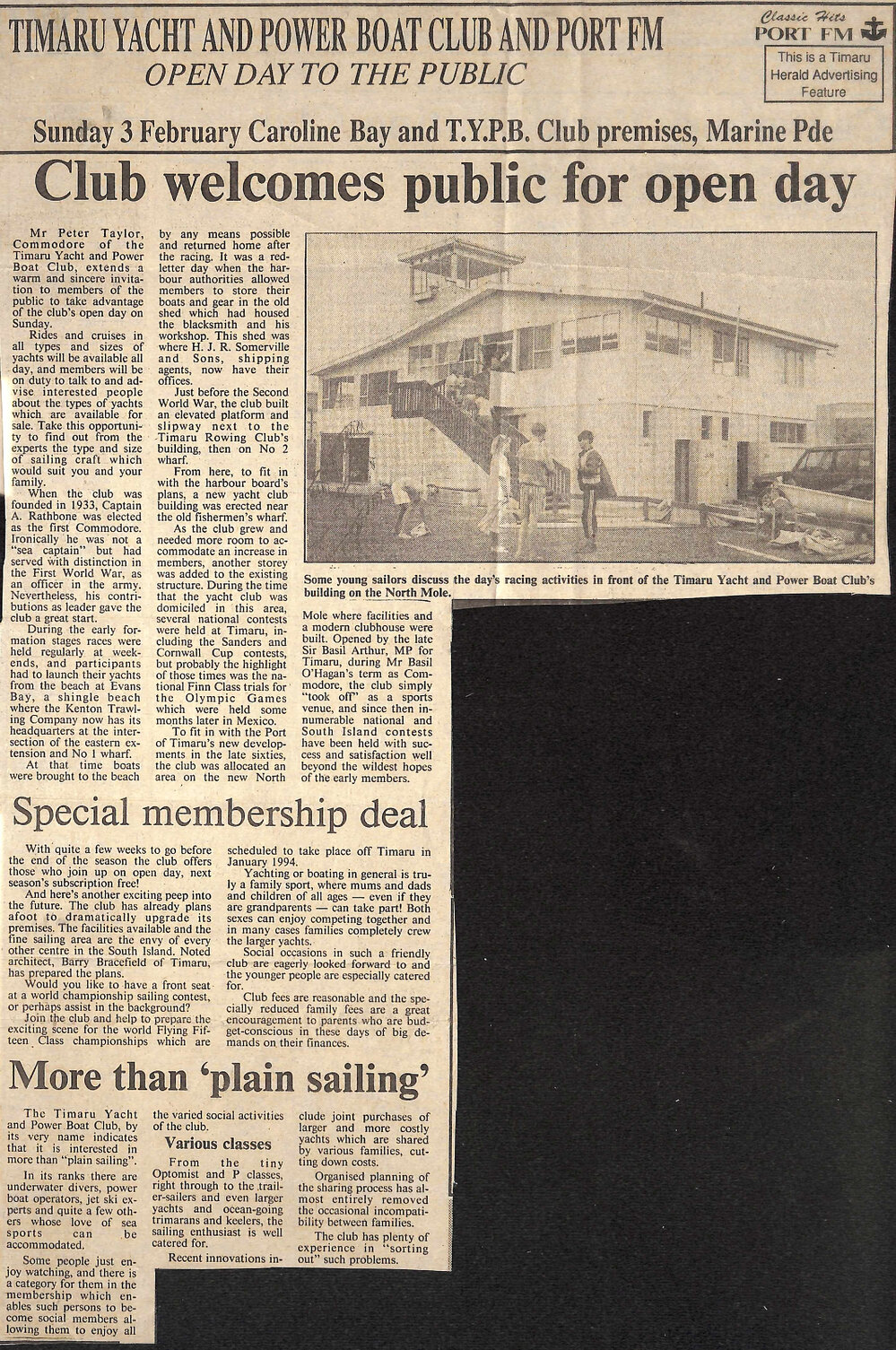 Club welcomes public for open day