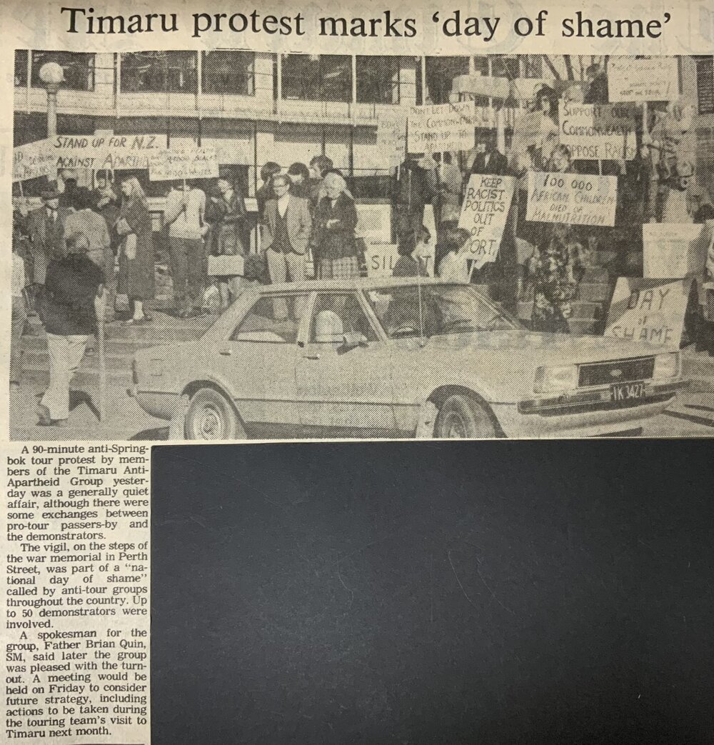Timaru protest marks 'day of shame'