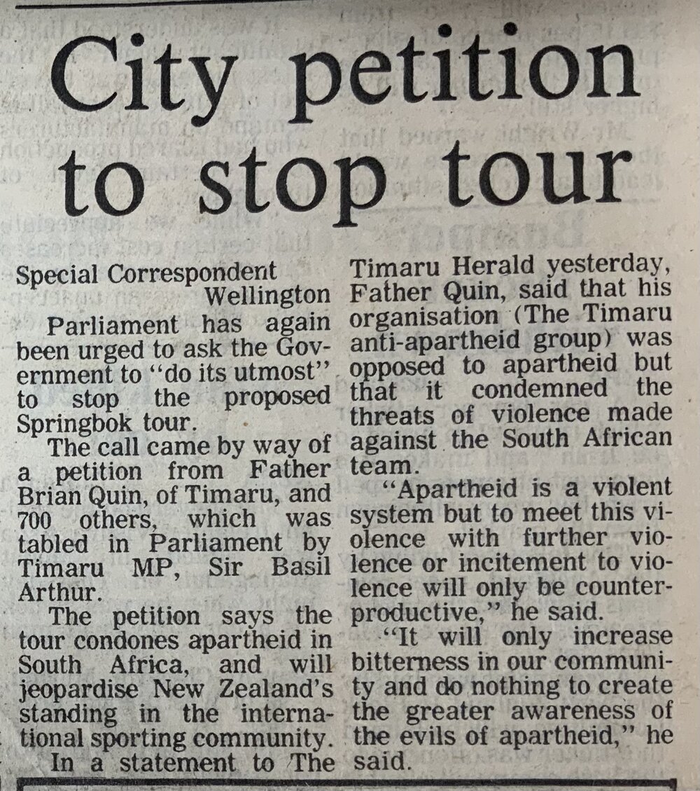 City petition to stop tour