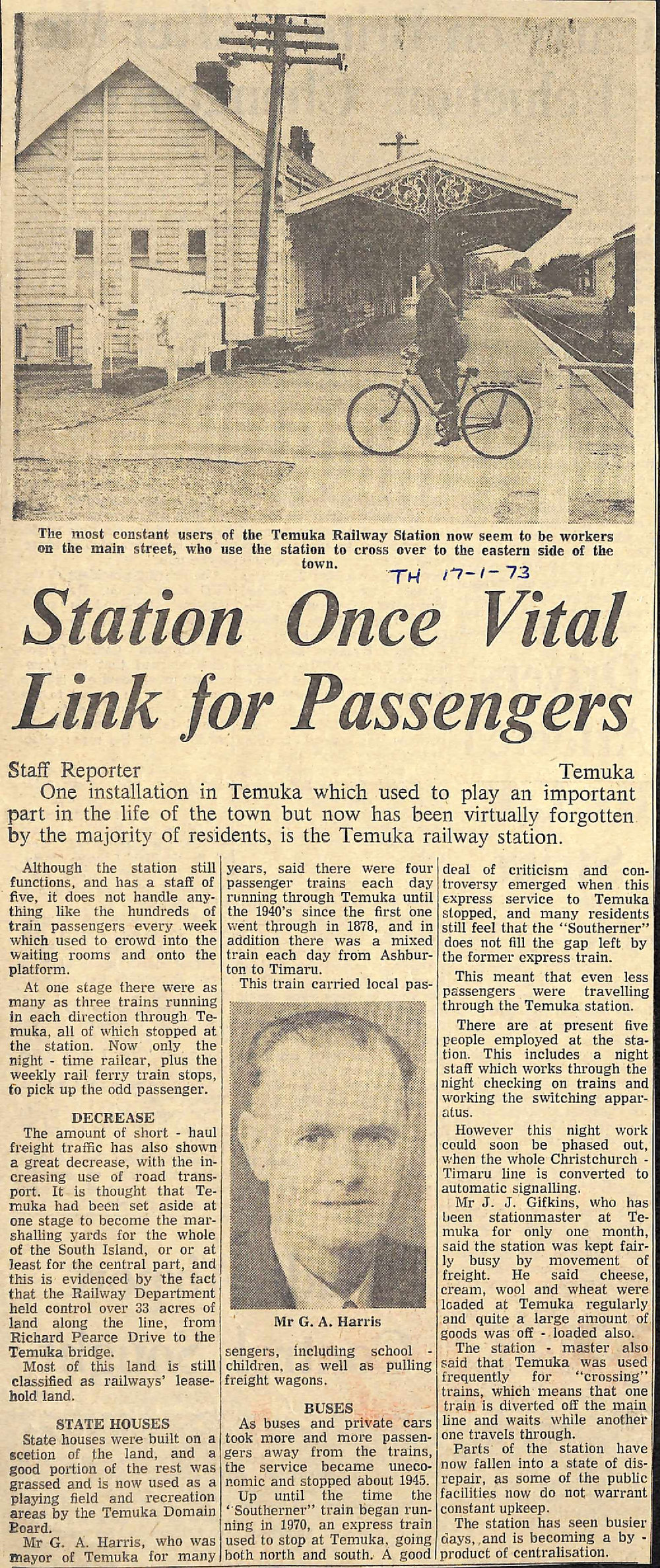 Station Once Vital Link for Passengers